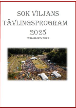 image: Tävlingsprogram 2025